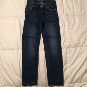 navy blue jeans